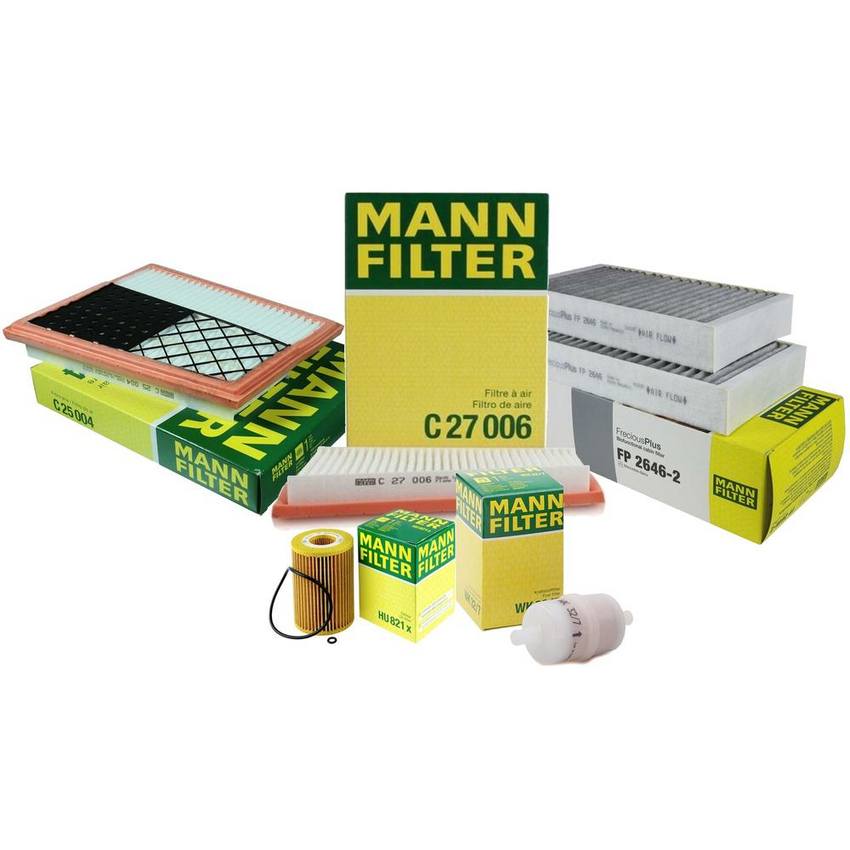 Mercedes Air / Cabin Air / Fuel / Engine Oil Filter Kit 164830021864 - MANN-FILTER 3739389KIT